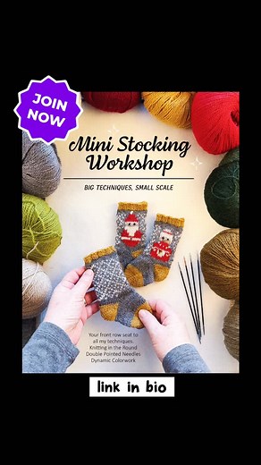✨ Knit the perfect mini stocking ✨ Get my insider tips and tricks for flawless results! Learn all my favorite tips and tricks for knitting a beautiful mini stocking ornament—from knitting in the round using double pointed needles to creating dynamic colorwork and seamless finishing. https://amymunsondesigns.com/shop/mini-stocking-workshop/ #Knitting #knittersoftheworld #KnittersOfInstagram | Amy Munson | Facebook