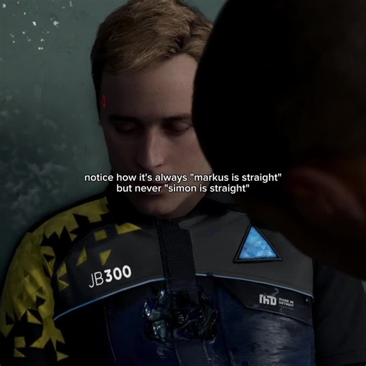#SIMARKUSDBH --☆ and cage technically said every android is genderfluid so are any of them rlly straight || #markusdbh #simondbh #detroitbecomehuman #jericrew