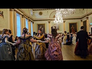 Attend a First Bustle era Victorian Ball in Bath. Historical dance