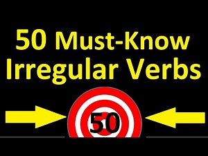 50 most common irregular verbs