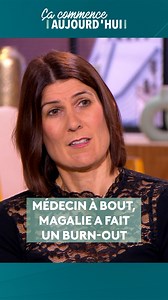Magalie a subi un burn-out avant ses 40 ans et a été arrêtée 4 ans. La surcharge de travail, d’abord en cabinet, puis en PMI, a déclenché des symptômes physiques, jusqu’au jour où elle a fait un gros épisode de tachycardie, en voiture. Elle a finalement trouvé du soutien auprès d’une psychiatre. 👉"Burn-out des soignants : ce métier était pourtant leur vocation…" à 13h50. | Ça commence aujourd'hui