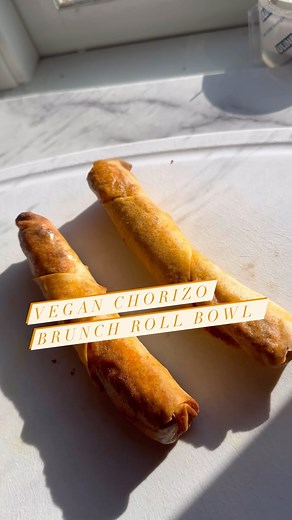 What I love about Funky Fresh is they can be used for so many other dishes! For example we took these Vegan Chorizo Brunch Rolls , added some plant based eggs , avocado , pico and sauce ... a quick easy and delicious meal! Returning in local grocers this summer but available for delivery next Friday! | Funky Fresh Spring Rolls