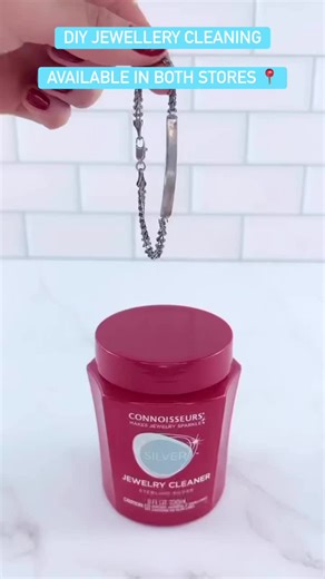 TJB Widnes & Hallmark Jewellers Formby | Silver made simple 🥇 Watch how Connoisseurs Silver Jewellery Cleaner works its magic ✨ Perfect for keeping your silver shiny at home with... | Instagram