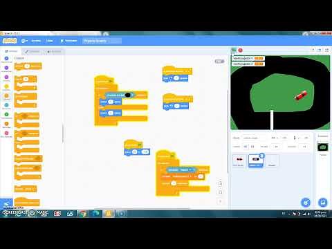 Juego de carreras de autos en scratch