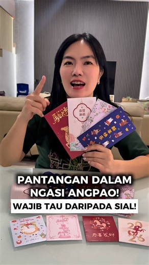 mamariareview on Instagram: "🚫 LARANGAN KERAS SAAT NGASIH ANGPAO ❌ 1. Nominal angka 4 Angka 4 identik dengan “mati”. Isi Rp40.000 / Rp400.000? ➡️ Auto ditegur oma. ❌ 2. Angpao warna selain merah Merah = hoki. Pakai putih, hitam, abu-abu? ➡️ Langsung dibilang kurang beruntung. ❌ 3. Angpao bekas lecek / sobek Walaupun isinya gede… ➡️ Kesannya rezeki “bekas”. ❌ 4. Duit kusut / robek Katanya bawa energi kurang bagus. ➡️ Biasanya oma langsung minta tukar 😭 ❌ 5. Ngasih sambil ngeluh “Ini mahal loh…”