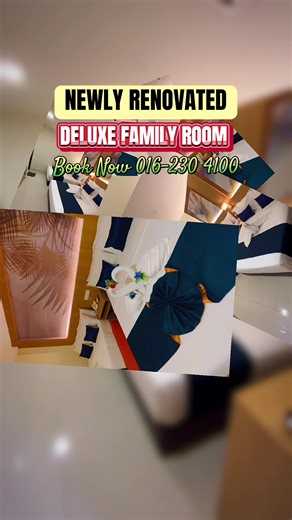 Newly Renovated Deluxe Family Room. Book Now 016-230 4100 #visitmalaysia2026 #traveltiktok #cny #fyp #hotellife