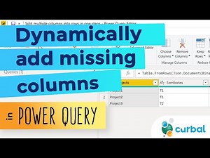 Dynamically add missing columns in Power Query
