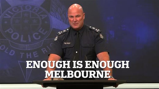 Top cop speaks out to counter protestors after rally chaos