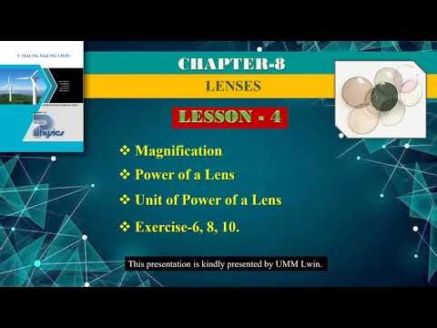 Grade 11 Physics Chapter 8 Lesson 4