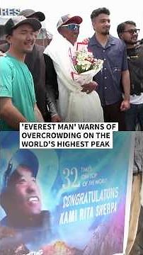 'Everest Man' warns of overcrowding on the world's highest peak | AFP
