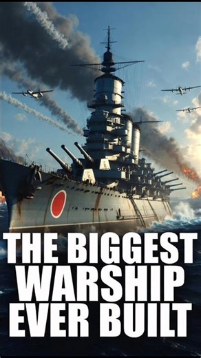 The Biggest Battleship Ever Built | WWII #historyfrontline #ww2rebuilder #ww2 #history #latewar