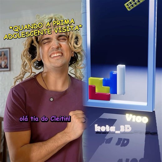 QUANDO A PRIMA ADOLESCENTE VISITA