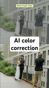 This video was entirely color-corrected with AI #videography #colorcorection