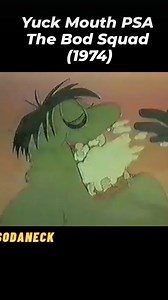 Meet Yuck Mouth—one of the most unforgettable faces of 1970s children's PSAs! Part of The Bod Squad series that aired during Saturday morning cartoons on ABC, this funky, grimy character taught kids the importance of brushing their teeth and keeping their mouths clean. First aired in 1974, the jingle ("I’m Yuck Mouth! I brush my teeth… no way!") stuck in your head—and probably made you reach for the toothpaste. These catchy, quirky animations were part of a larger push for better hygiene and hea