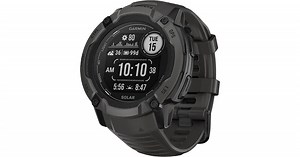Garmin Instinct 2X Solar 45mm MIP Display, Rugged GPS Smartwatch, Graphite
