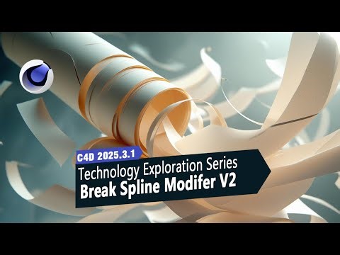 C4D Break Spline Modifier Extended Tutorial V2