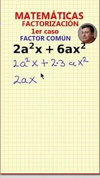 Factorización (Caso 1): ¿Cómo sacar el Factor Común? 💡
