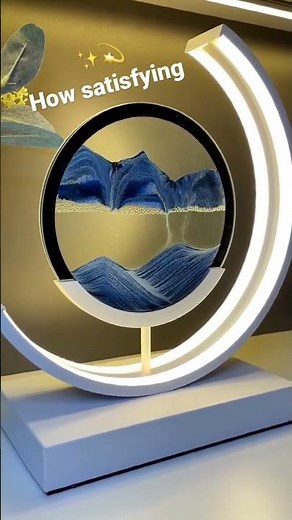 Look how satisfying this Moving Sand Lamp ✨