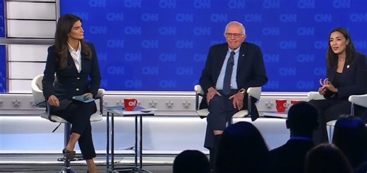 Bernie Sanders And AOC Destroy Kaitlin Collins At CNN Town Hall