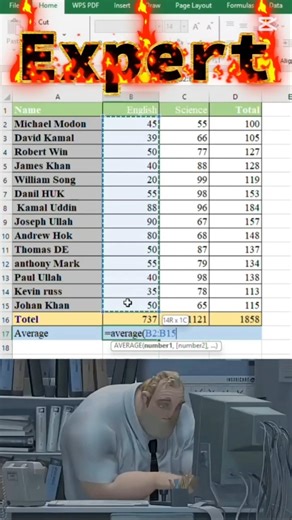 Excel Expert Trick | Find Average in Excel Using Shortcut | Office Excel Pro