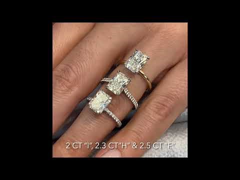 Radiant Cut Ring Comparison: 2 to 2.5 carats