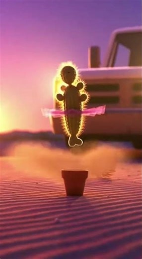 The Dancing Cactus — A Twilight Ballet in the Desert 🌵✨