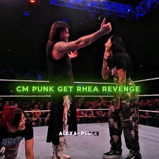 Cm Punk 🔥💥 Takes Revenge For Rhea Ripley 😈 || WWE Revenge Story || wwe# short#viral#edit