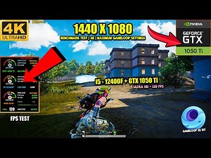 PUBG MOBILE 4K BENCHMARK : Testing i5 - 12400F + GTX 1050 Ti (UHD + 120 FPS) - Surprising Results!