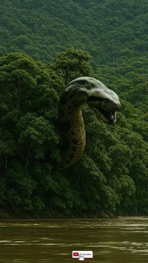 Monster of the River Amazon’s Giant Anaconda Revealed #animals #wildlife #shortvideo