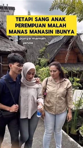 momen lucu ketika janda jalan-jalan sama anak dan menantunya ‼️‼️ #ngakak #lucu #janda #menantu