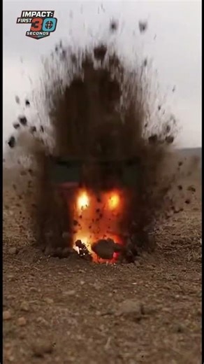 Stepping on a Landmine: The First 30 Seconds #landmine #militarytech #explosionphysics #3Danimation