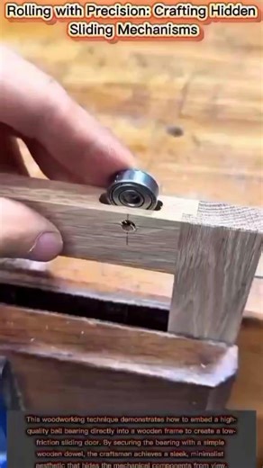 Rolling with Precision: Crafting Hidden Sliding Mechanisms