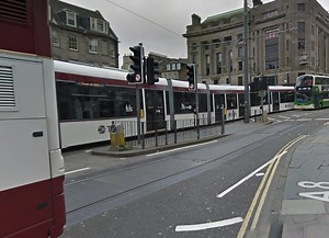 Edinburgh tram smashes into Lothian bus in shock city centre crash