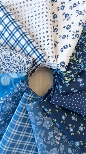 Sweet Daisy Quilt Shoppe on Instagram: "Blueprint Bundle! This beautiful collection by Camille Roskelley is full of vintage florals, calicos, dots and stripes! Available in fat quarter and half yard bundles. Three ways to shop! Tap the photo, use the link in our bio, or visit SweetDaisyQuiltShoppe.com. 📷Sweet Daisy Quilt Shoppe . . #sweetdaisyquiltshoppe #quilting #modafabrics #showmethemoda #blueprintfabric"