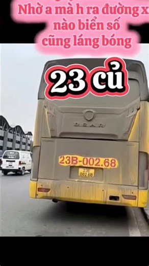 Giờ xe bẩn chứ biển không được bẩn