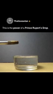 788K views · 4K reactions | A Prince Rupert’s Drop is made by...