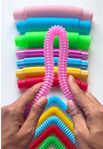 DIY POP TUBE ASMR: Relaxing Crunchy Play