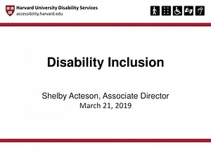 Disability Inclusion - SlideServe