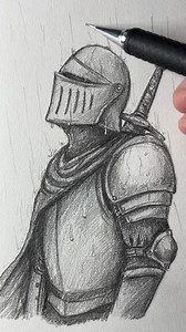 How to draw a Dark Fantasy Knight part 8! Who should I draw next？ #artistsoftiktok #drawing #art #tutorials #knight #medieval #darkfantasy #middleages how to draw a knight dark fantasy art drawing tutorial | Art & Paint Tips