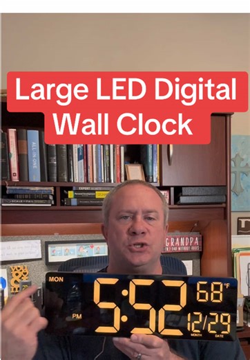#clock #led #wallclock #tiktokshopholidayhaul #newyearnewyou