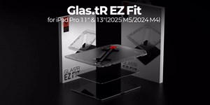 Spigen Tempered Glass Screen Protector [GlasTR EZ Fit] Designed for iPad Pro 11 inch M5 (2025) | iPad Pro 11 inch M4 (2024) [9H Hardness/Case-Friendly]