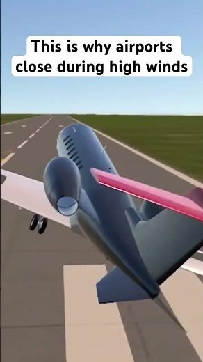 Landing Through High Winds #simpleplanes #landing #crosswind #learjet