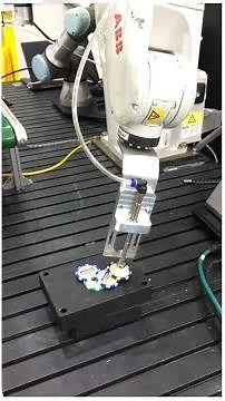 3D Pick and Place application using Cognex A5000 camera and ABB robot