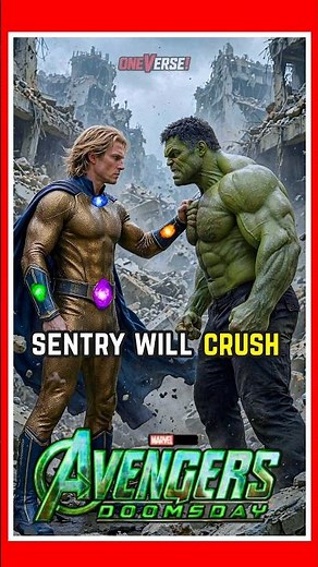 Avengers Doomsday HULK vs SENTRY Scene LEAKED!😱🔥 #avengersdoomsday #doctordoom #sentry #hulk #loki