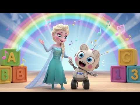 Elsa and Her Baby Robot 🤖 | Kids Learning Beep Beep Song