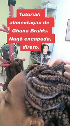 Tutorial Ghana Braids: Trança Nagô Encapada 🖤👑