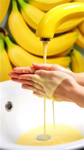 Fruit Shake Hand Wash 🍌 | Oddly Satisfying 4K (No Water)