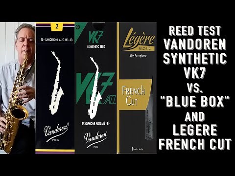 Vandoren Synthetic VK7 Alto Sax Reed Test