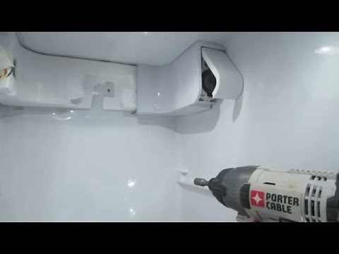 How to replace water housing in a refrigerator