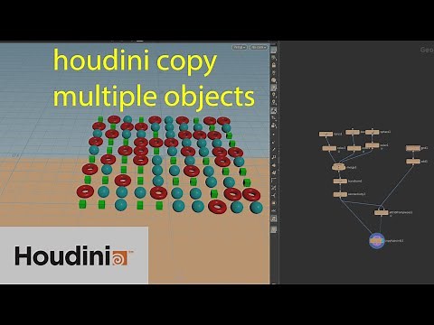 Houdini Copy Multiple Objects New Way